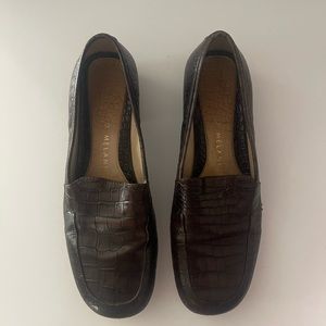 Antonio Melani Brown Leather Loafers